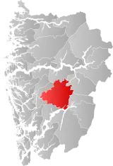 Voss within Vestland