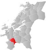 Rennebu within Trøndelag