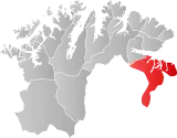 Sør-Varanger within Finnmark