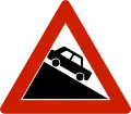 Steep descent