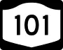 New York State Route 101 marker