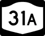 New York State Route 31A marker