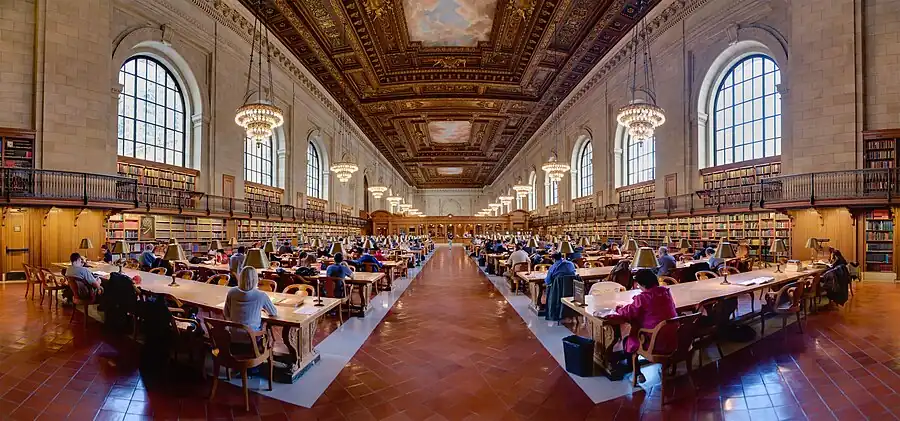 Image 11The research room at the New York Public Library  (from Portal:Architecture/Academia images)