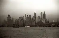 Image 16Lower Manhattan, as seen from a ferry, December 1941 (from History of New York City (1898–1945))