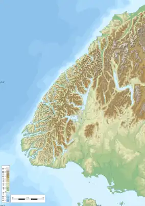 New Zealand Fiordland relief map