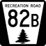 Nebraska recreation route marker