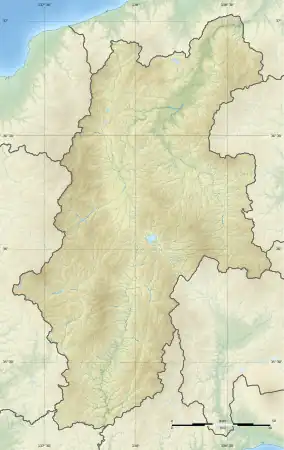 1847 Zenkoji earthquake is located in Nagano Prefecture