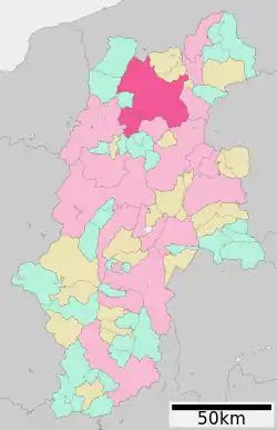 Location of Nagano