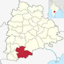 Location in Telangana