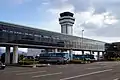 The airport's control tower