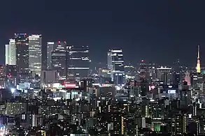 Nagoya night view seen from Higashiyama Sky Tower (2020)