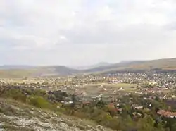 Nagykovácsi seen from a nearby hill