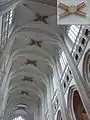 Nantes Cathedral, ornaments on the vault of the nave