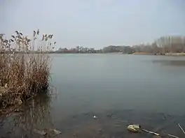 Lake Naplás in winter