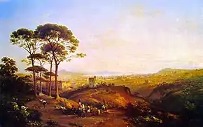 Duclere, Napoli dalla Conocchia, 1838