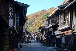 Narai-juku in autumn