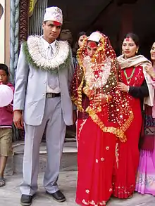 Image 13Nepali Pahadi Hindu marriage at Narayangadh, Chitawan (from Culture of Nepal)