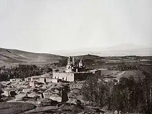 The Monastery of Narek (10th century) on the shores of Lake Van