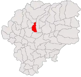 Location in Bistrița-Năsăud County