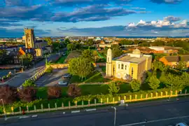 Aerial view of the Nasir Mosque