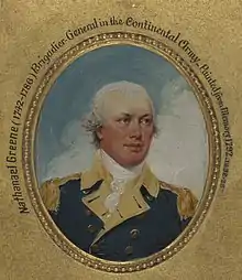 A portrait of American General Nathanael Greene