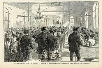 National Colored Union Convention, Harpers Weekly,1869