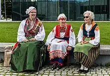 Image 46Women dressed in Finnish folk costumes (from Culture of Finland)