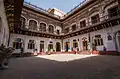 The haveli's inner courtyard