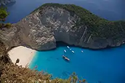 Image 40Navagio, Zakynthos (from Geography of Greece)