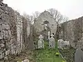 The nave of the 14th century ruins in Kilkeedy Church