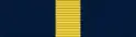 A light blue military ribbon with five white stars with five points each.