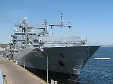 Replenishment ship Berlin of the German Navy