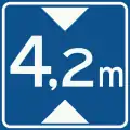 L1: No vehicles over height shown, underpass