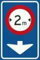 L12: Information on panel applies only to the lane indicated