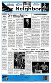 The Neighbor front page, 15 November 2006