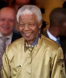 Nelson Mandela, who studied for his post-secondary degree while imprisoned.