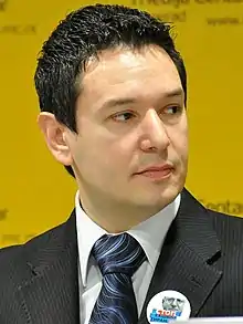 A photo of Nemanja Šarović from 2011