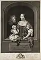 François-Anne David after Caspar Netscher, Caspar Netscher with His Family, 1772, engraving