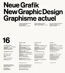 Neue Grafik layout (1958)