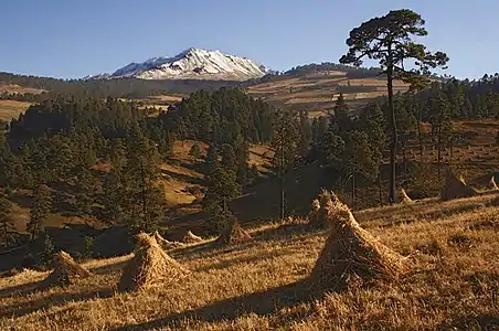 4. Nevado de Toluca is a stratovolcano in México.