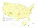 Density of Native Americans