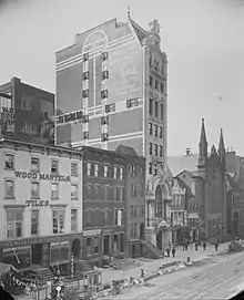 The New Amsterdam Theatre under construction in 1903