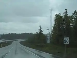 New Brunswick Route 8 in Fredericton