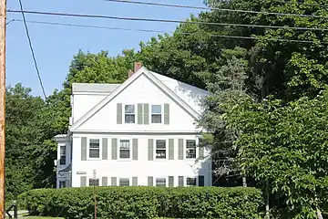 One of the middle-class New England homes in Brunswick