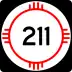 State Road 211 marker