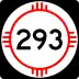 State Road 293 marker