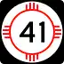 State Road 41 marker