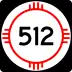 State Road 512 marker