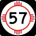 State Road 57 marker