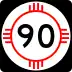 State Road 90 marker